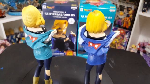 Android 18 Glitter and Glamour Figure Set смотреть онлайн