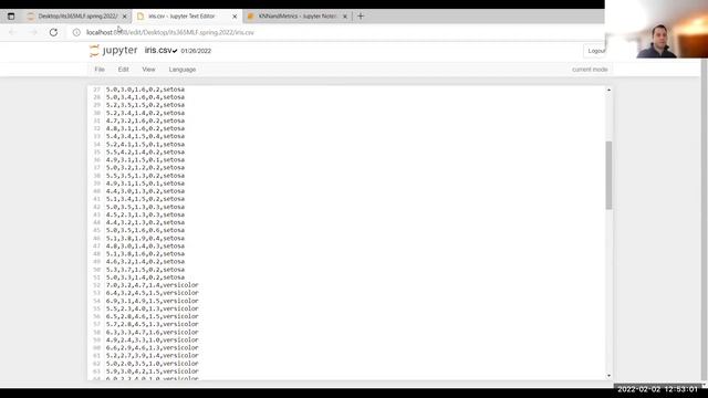 Machine Learning Foundations (2022) - KNN and performance metrics with Numpy, read IRIS csv смотреть онлайн