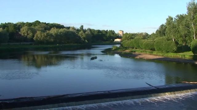 Pskov Bridge over Pskova River смотреть онлайн