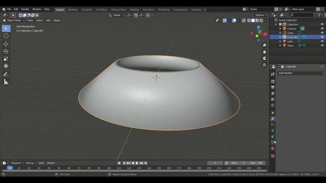 Создание решётки при помощи модификатора Wireframe || Blender 3d смотреть онлайн