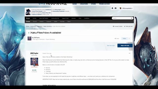 Warframe - TennoGen: Xaku Files Now Available! смотреть онлайн