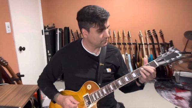 Gibson Kirk Hammett "Greeny" Les Paul Standard quick demo and review смотреть онлайн
