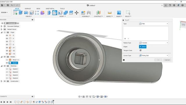 Fusion 360 Tutorial #64 | 3D Modeling Advanced Design смотреть онлайн