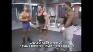 Кевин Леврон и Шон Рэй   тренировка плеч