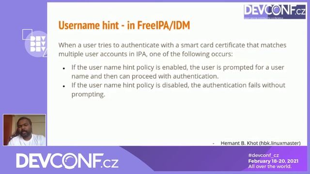 Security benefits of FreeIPA/IDM - DevConf.CZ 2021 смотреть онлайн