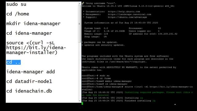 Idena - setup vps and sync in 5 minutes video смотреть онлайн