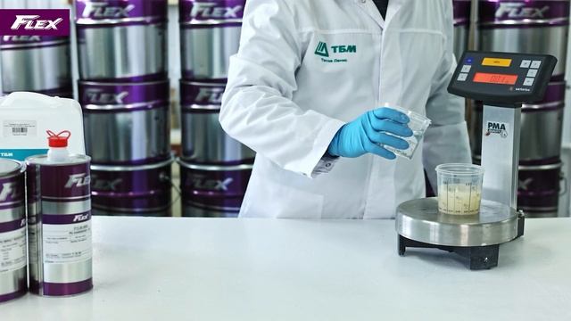 Ударостойкий ПУ-лак FLEX F14.25 в ассортименте ТБМ