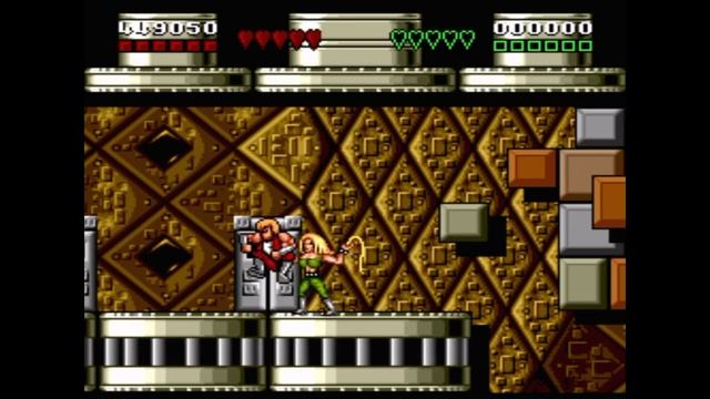 Sega Mega Drive 2 (Smd) 16-bit Battle Toads and Double Dragon Level 3