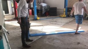 Технарь. Как установить двухстоечный подъемник T4 или T4i?