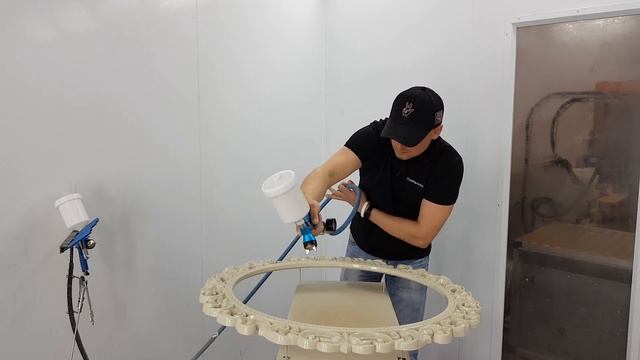 Рама из полиуретана: отделка с эффектом камня (2K эпоксидная краска) смотреть онлайн