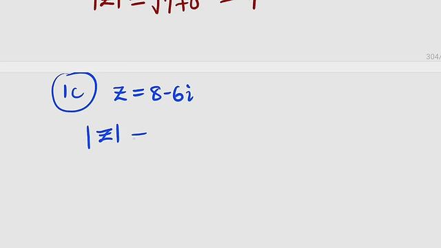 Modulus of Complex Numbers смотреть онлайн