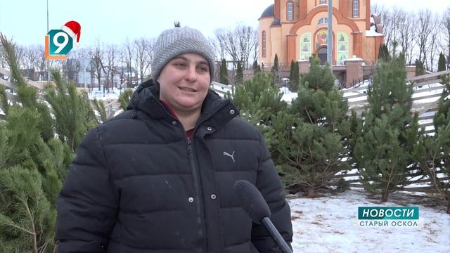 В Старом Осколе открылись ёлочные базары смотреть онлайн