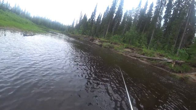 Рыбалка на хариуса.знакомство с новой рекой.Самосплав по реке.День второй часть 2. смотреть онлайн