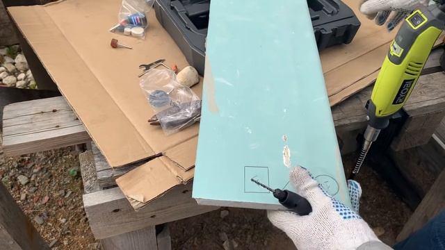 Обзор комплекта гравера Ryobi EHT150V. Часть 3. Шарошки, резец по гипсокартону и др. смотреть онлайн