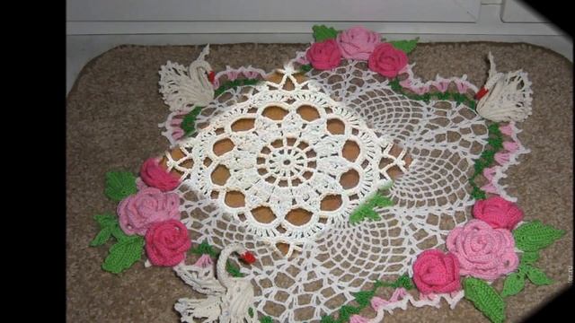 Как связать Салфетку Крючком? модели 2019 / How To Knit A Napkin / Wie Eine Serviette Haken Binden