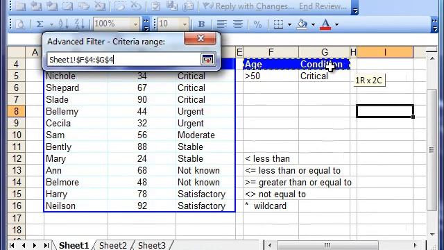 Excel Tutorial - Advanced Filters Rev Up Your Workbook - Excel Tutorial Filters смотреть онлайн