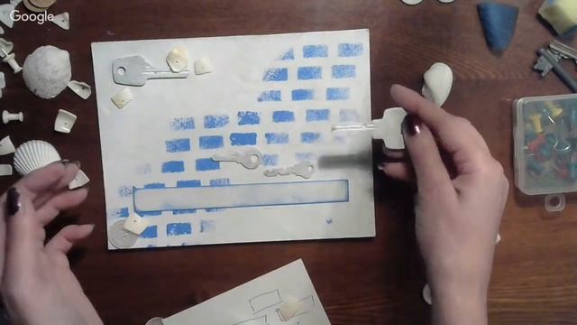 Секреты мастеров. Скрапбукинг - Ключница в стиле микс-медиа