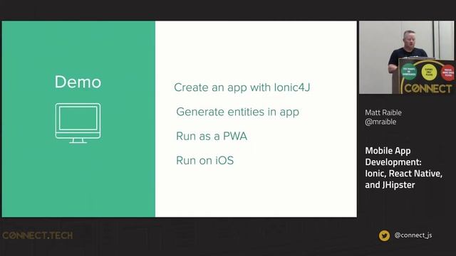 ConnectTech2021 - Matt Raible Mobile App Development Ionic, React Native, and JHipster смотреть онлайн