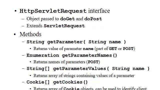 HTTP Servlet смотреть онлайн