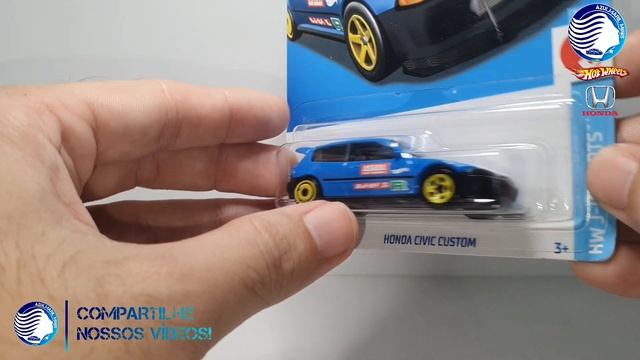 HOT WHEELS HONDA CIVIC CUSTOM | COLEÇÃO HW J-IMPORTS смотреть онлайн