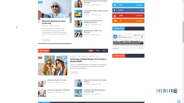 Gloria - Multiple Concepts Blog Magazine WordPress Theme Cairo смотреть онлайн