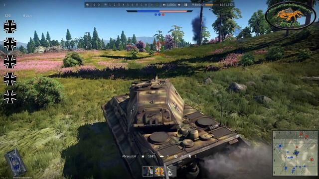Мощь котят | "Tiger II (P)" и Panther Ausf. A | Реплей | War Thunder смотреть онлайн