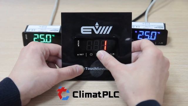Принцип настройки контроллеров EV3 EVCO смотреть онлайн