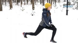 ПРОБЕЖКА ГОЛЫШОМ ЗИМОЙ