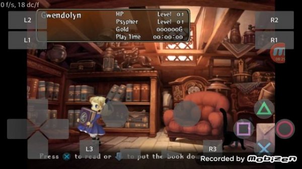 PlayStation2 PS2 Android Emulator Play! v0.30 Odin Sphere Game Play