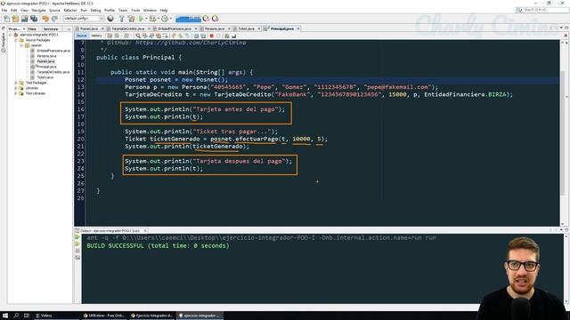 EJERCICIO de POO en Java ☕ 02: Terminal de pagos ?RESUELTO Paso a Paso ✅ смотреть онлайн
