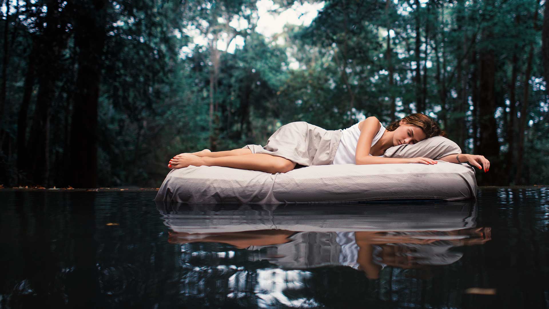 Нежная Фортепианная Музыка • Звуки Воды И Пение Птиц В Лесу • Красивая Расслабляющая Музыка смотреть онлайн