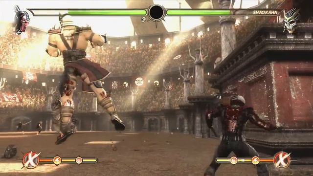 Mortal Kombat 9 : Humiliating Shao Kahn on Expert смотреть онлайн