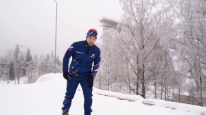 Отталкивание ногами в лыжах. Программа обучения для новичка. Беговые лыжи.