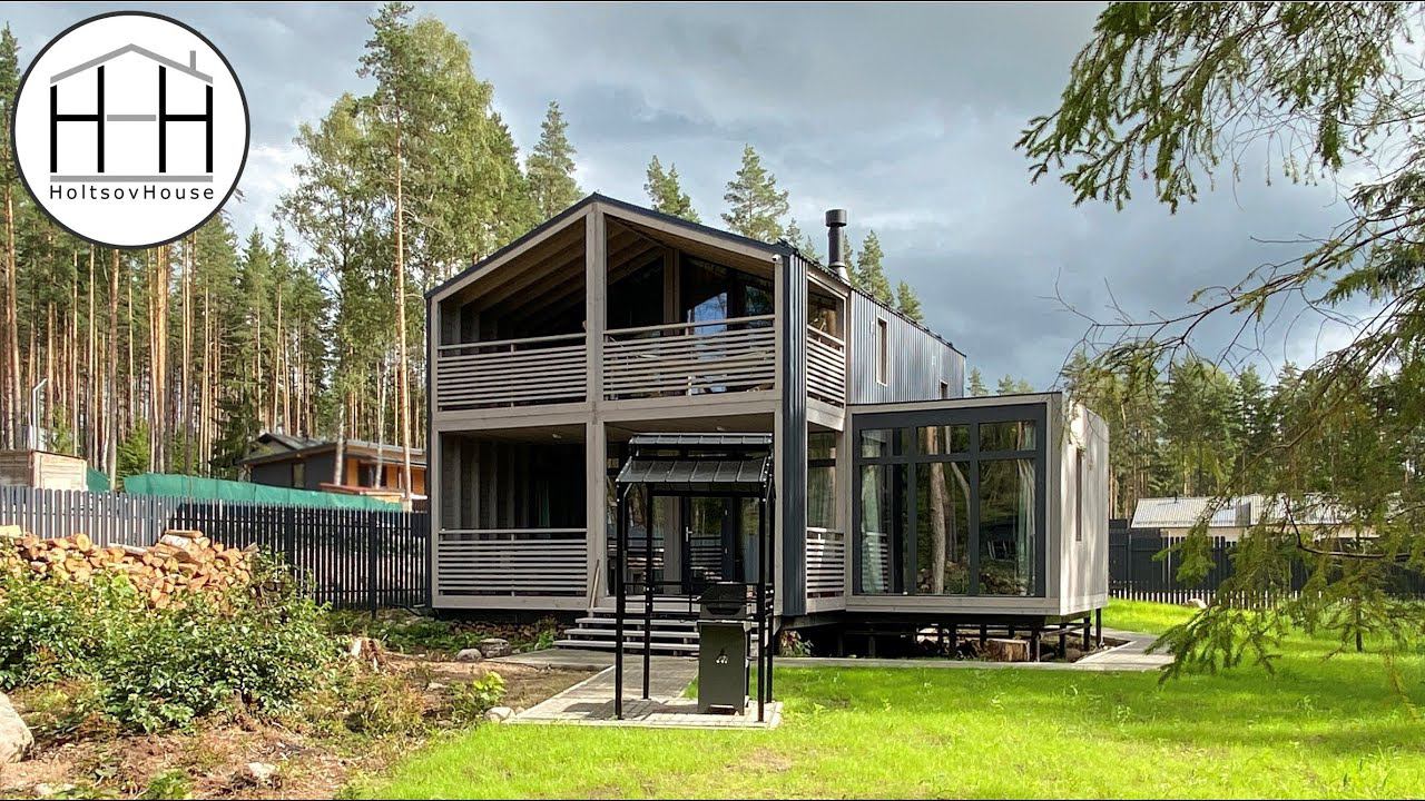 Модульный дом HOLTSOVHOUSE 80 кв.м. смотреть онлайн