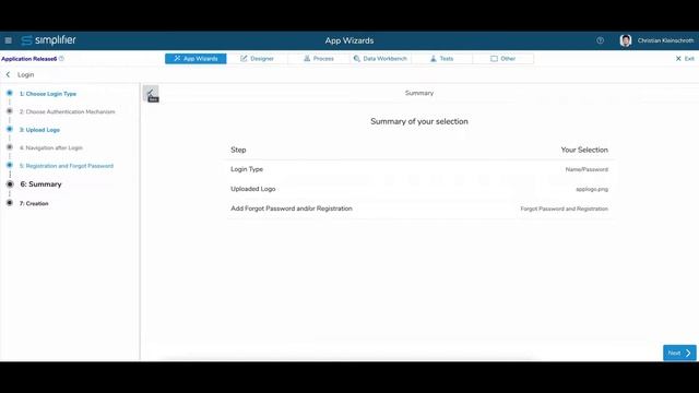App Wizard Login смотреть онлайн