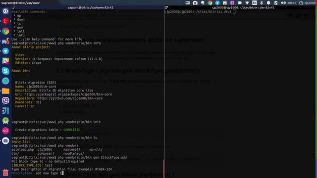 Bitrix Bim  (пример работы)
