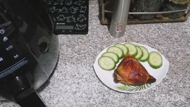 Быстрый вкусный ужин (или обед) - куриные бёдрышки в аэрогриле, стройнеем вкусно! смотреть онлайн