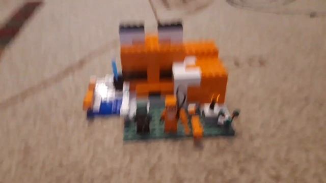 Обзор Lego Minecraft 21178 The Fox Lodge смотреть онлайн