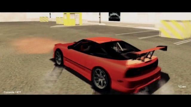 Drift на Nissan 180SX в MTA на сервере Play-VazTeam