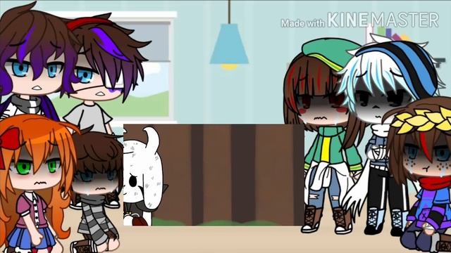 Afton and Undertale react to their death || Gacha club || смотреть онлайн