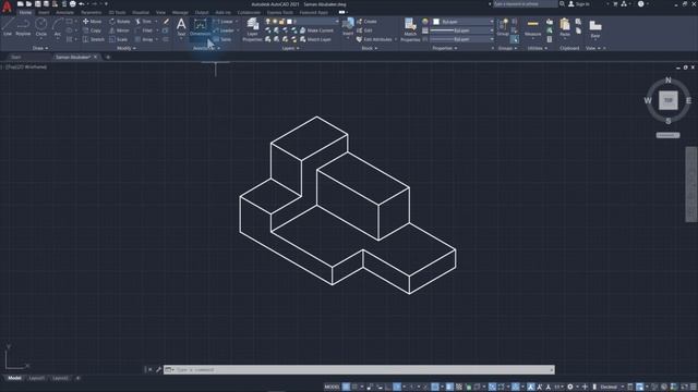 AutoCAD Isometric Drawing Exercise 19 смотреть онлайн