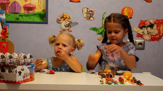 Открываем 40 Kinder Surprise Angry Birds Open 40 Kinder Surprise Angry Birds смотреть онлайн