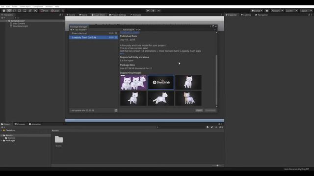 Unity: Package Manager или как качать ассеты из магазина Asset Store смотреть онлайн