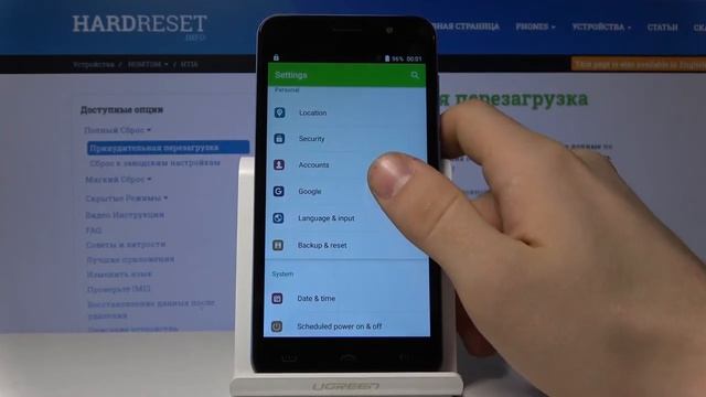 HOMTOM HT16 - Как переключить язык на телефоне смотреть онлайн