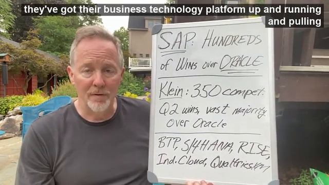 Cloud Wars Minute: SAP & Oracle Battle Again, and What it Means for the Market (August 10, 2021) смотреть онлайн