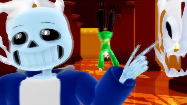 [MMD Undertale]Stronger than you (Chara & Sans) Last WIP смотреть онлайн