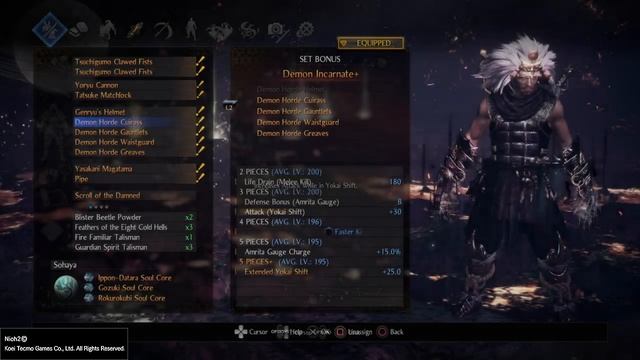 Nioh 2 – Yokai shift build Feral full damage Yokai ability in Depths of the underworld смотреть онлайн