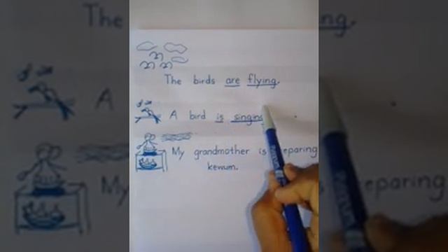 The Present Continuous Tense - positive & positive question смотреть онлайн