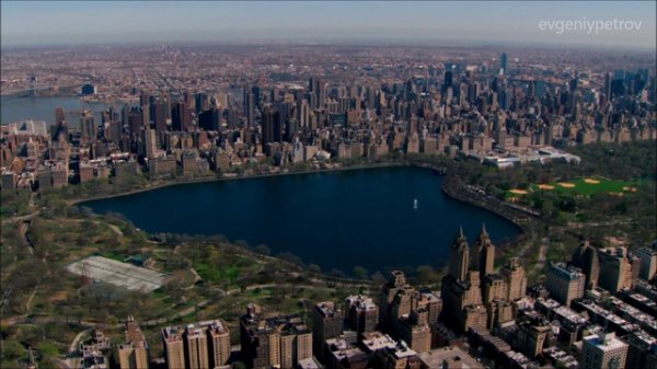 Central Park and NYC Aerial
