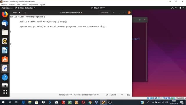17.- Serie linux: Primer Programa java en linux-ubuntu смотреть онлайн